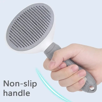 Self-Cleaning Pet Grooming Brush for Dogs and Cats